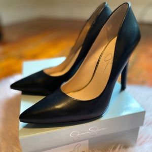 Jessica Simpson Calexico Black Leather Pump 8.5